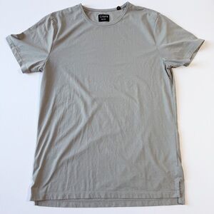 Cuts Clothing AO Short Sleeve Split-Hem Tee Light Gray XL